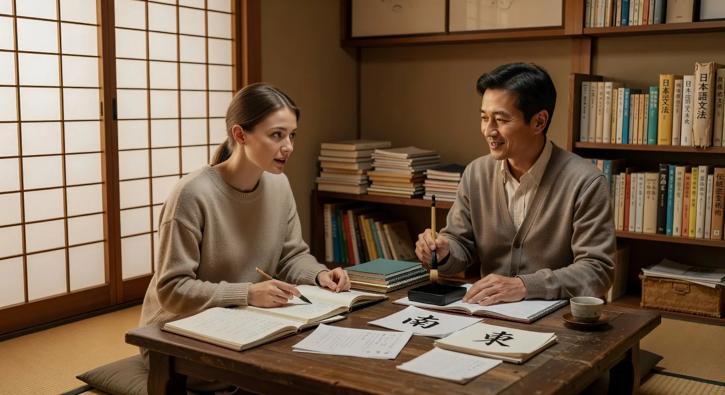 Student tutoring session